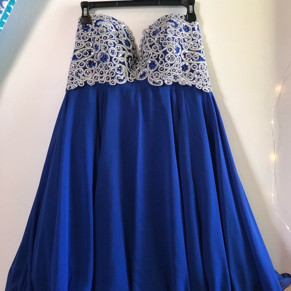 Sapphire Blue Homecoming/Formal Dress